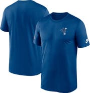 Nike Men's Nike Royal Indianapolis Colts Sideline Alt Pack Small Logo Legend Performance T-Shirt
