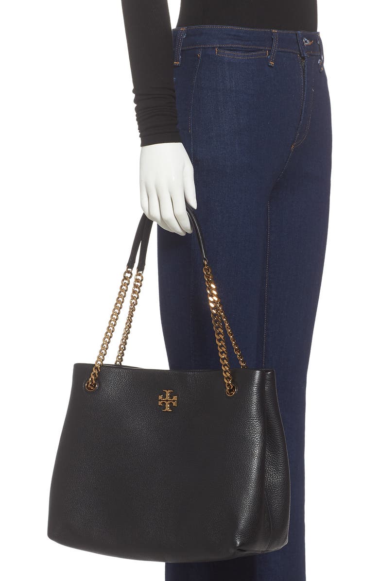 Tory Burch Kira Leather Tote, Alternate, color,