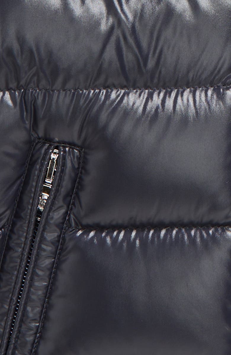 Moncler Kids' Maya Lacquered Nylon Down Jacket, Alternate, color, Blue