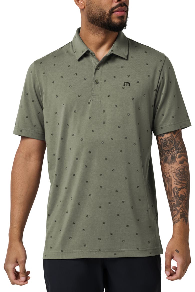Performance Jersey Polo, Main, color, DARK OLIVE