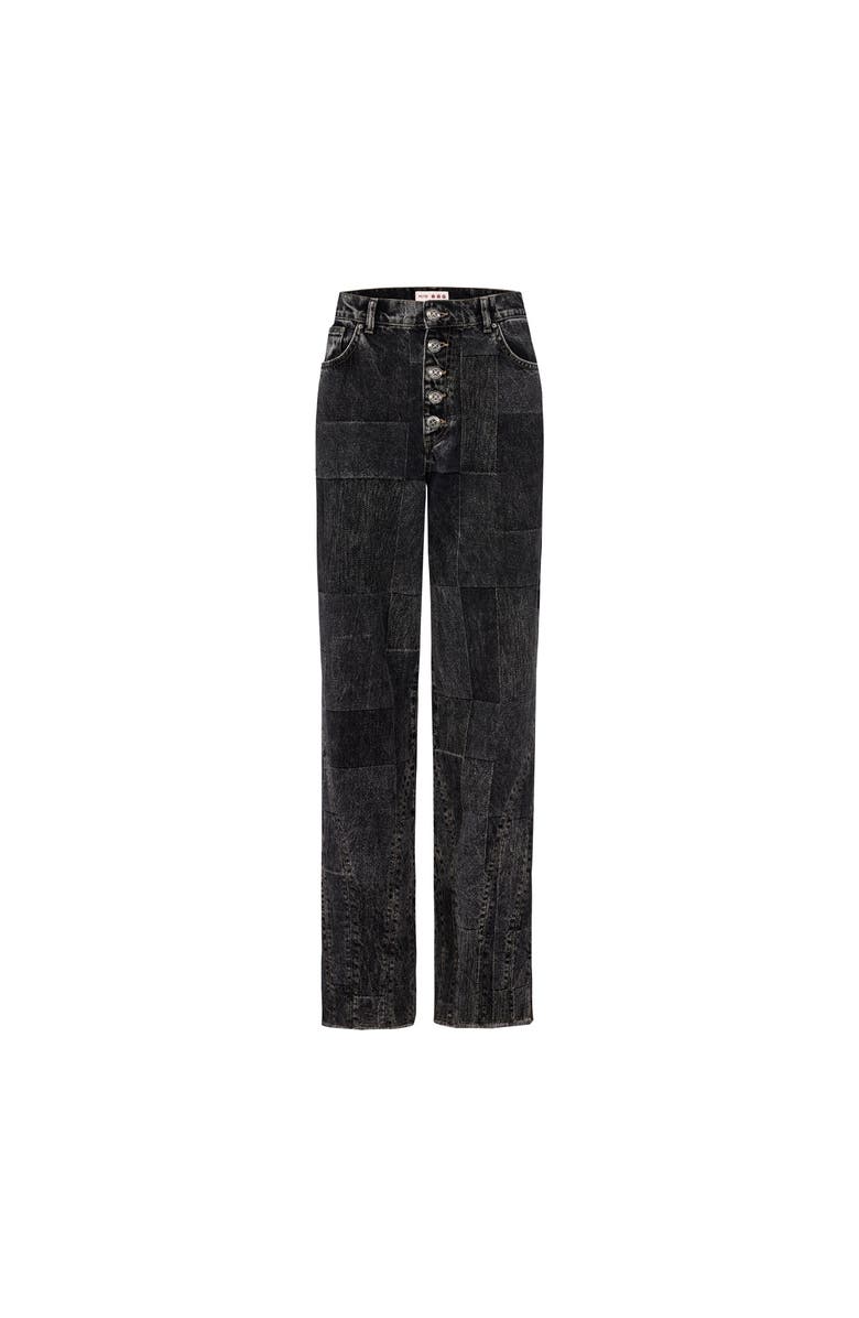 PCFG Your *Itch Colorblocked Denim Pant, Alternate, color, Black