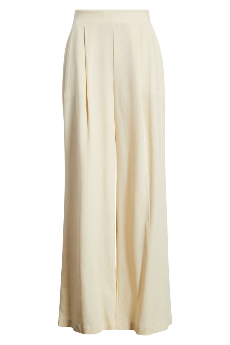 Coastal Palazzo Pants, Alternate, color, ECRU