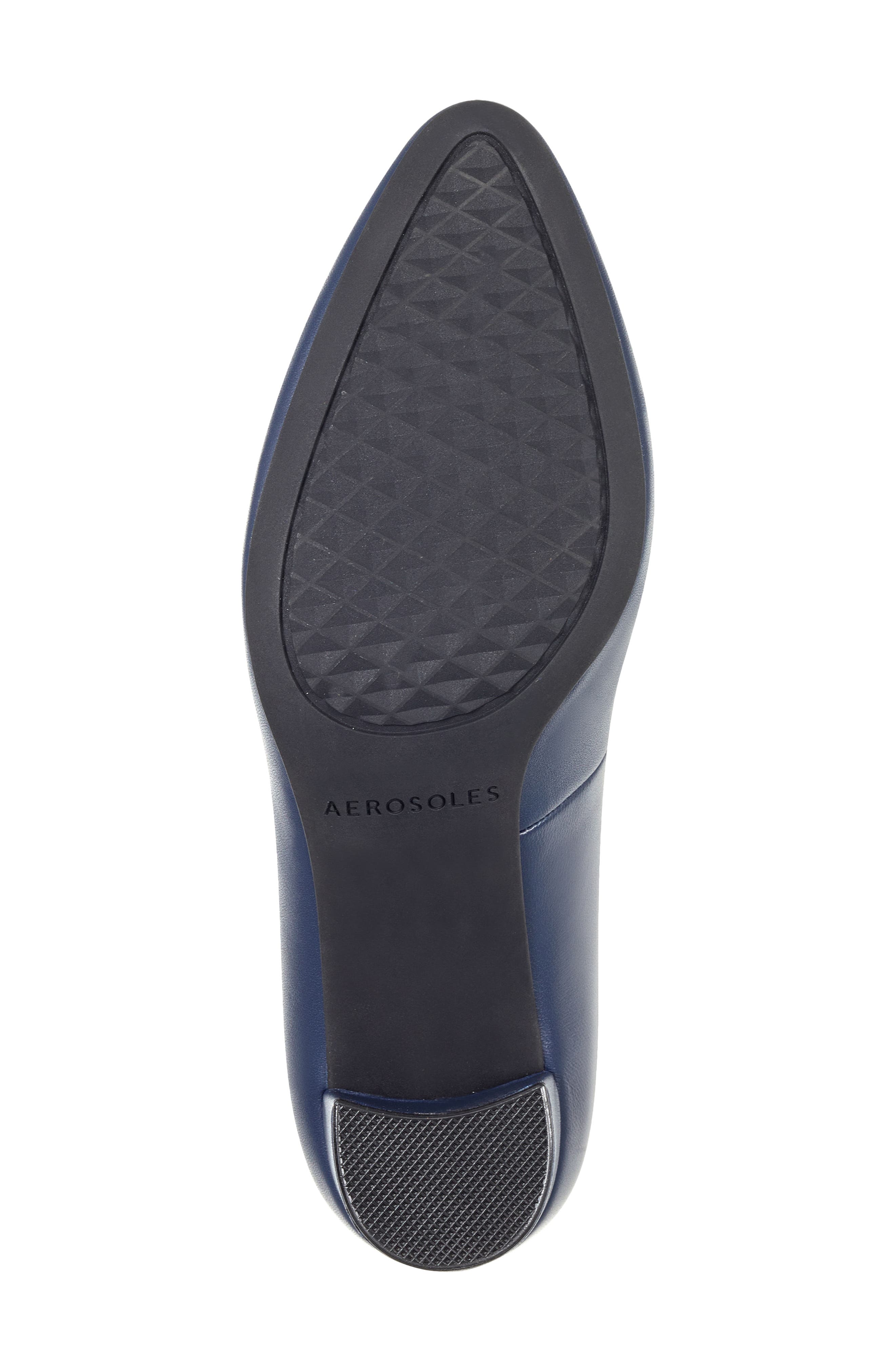 Bette Pump, Alternate, color, NAVY LEATHER