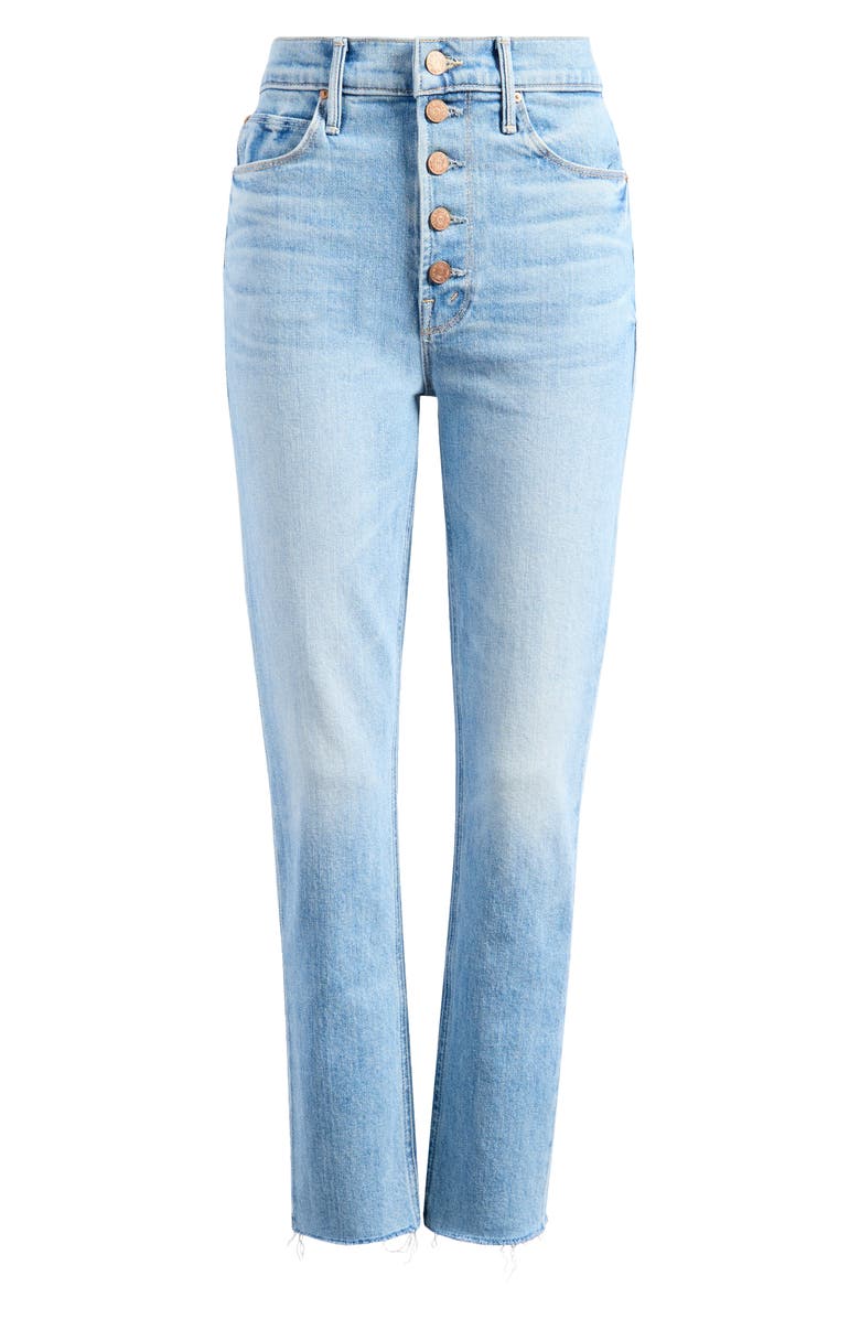 MOTHER The Pixie Dazzler Fray Hem Ankle Jeans, Alternate, color, 