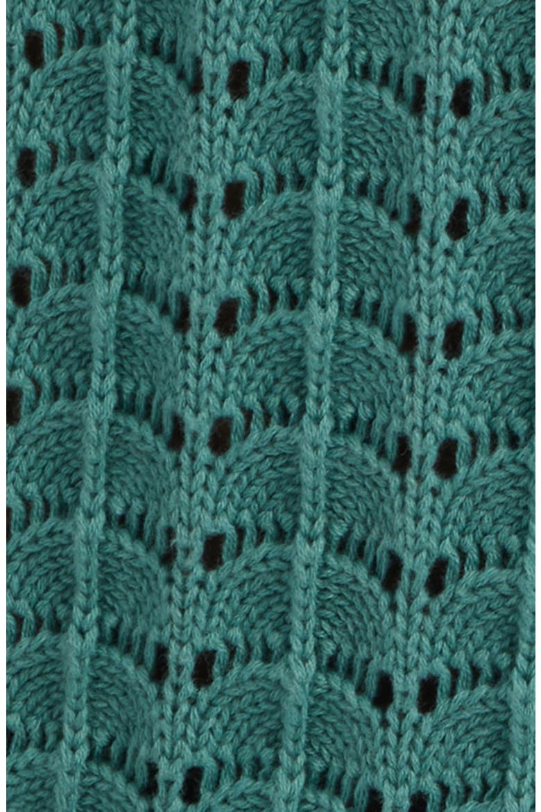 Salt Water Knit Button-Up Shirt, Alternate, color, TEAL