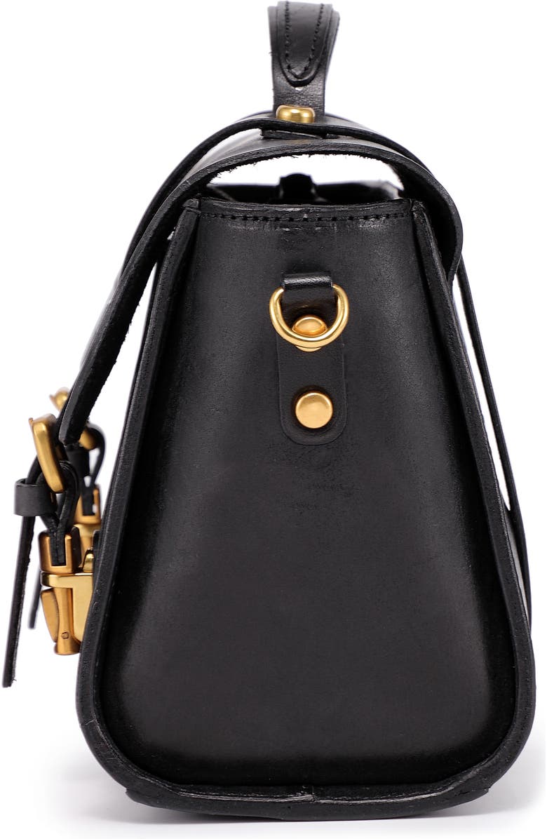 OLD TREND Ficus Leather Mini Satchel, Alternate, color, Black