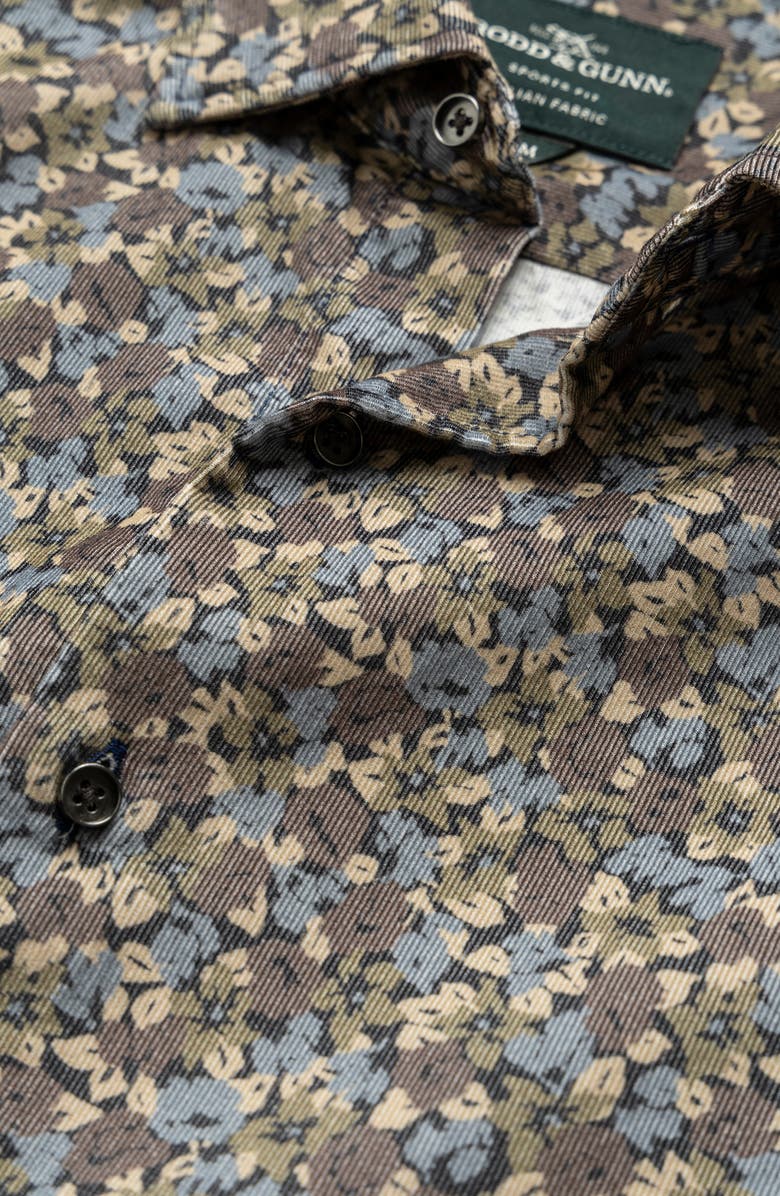 Rodd & Gunn Pakington Floral Cotton Corduroy Shirt, Alternate, color,