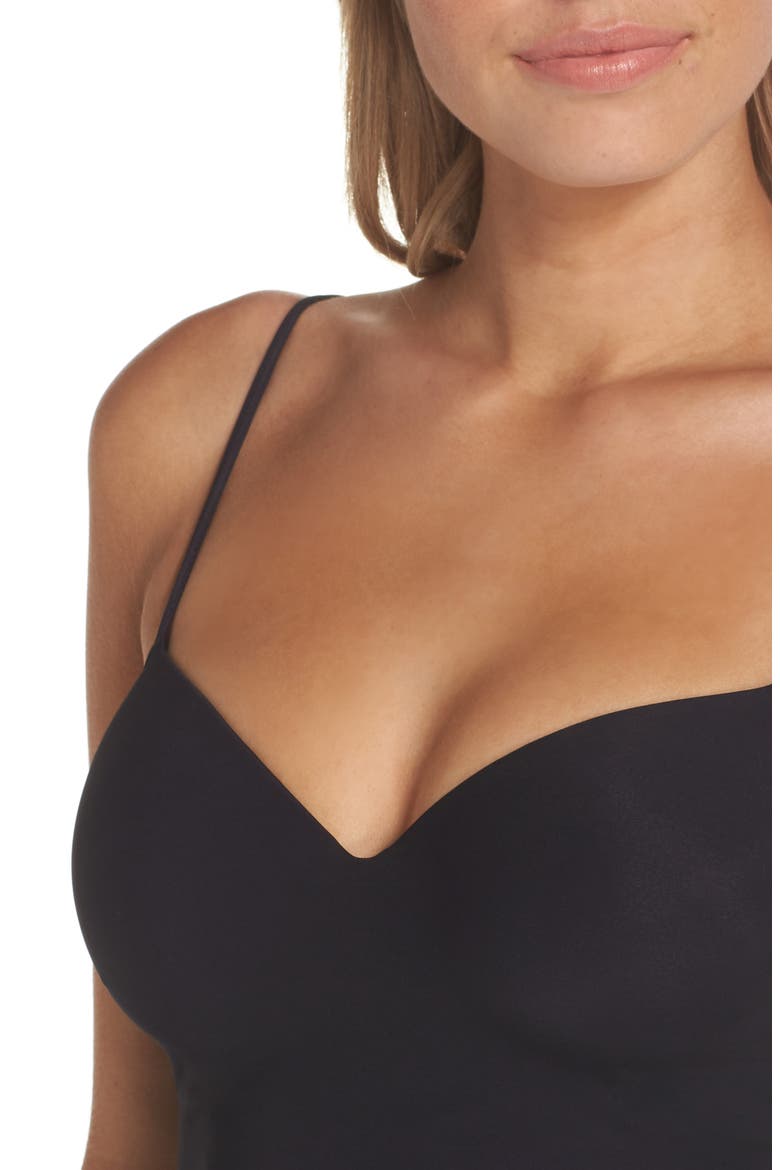 Allure Built-In Bra Camisole, Alternate, color, BLACK
