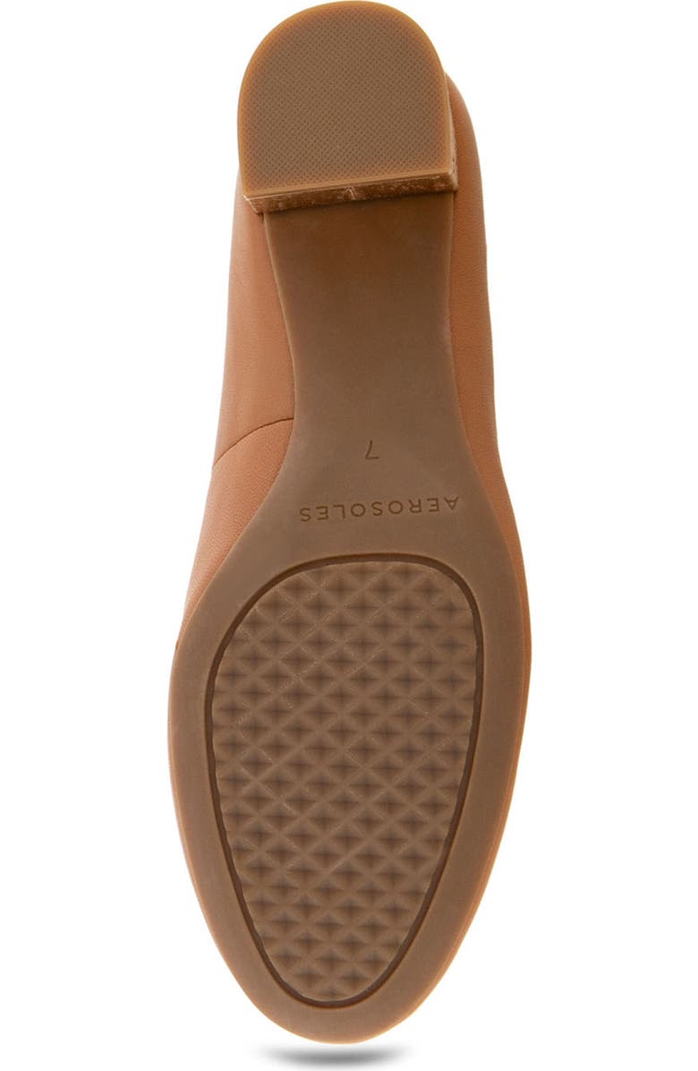 Aerosoles Ebel Block Heel Pump - Wide Width Available, Alternate, color, Tan Leather/Tan