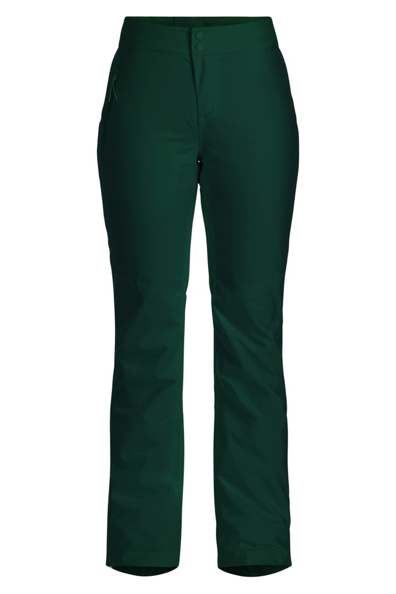 Alessandra Insulated Water Resistant Ski Pants, Alternate, color, ALPINE GREEN