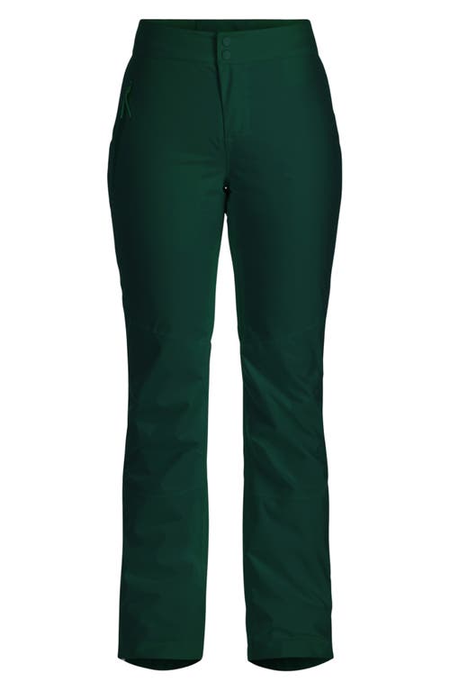 Halfdays Alessandra Insulated Water Resistant Ski Pants In Alpine Green
