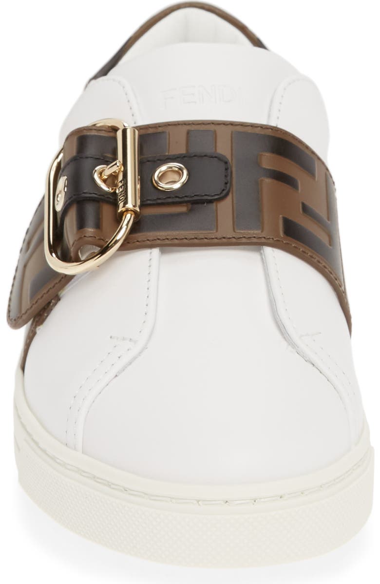 Fendi Pearland Logo Slip-On Sneaker, Alternate, color,