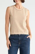 MAX STUDIO Striped Sweater Tank