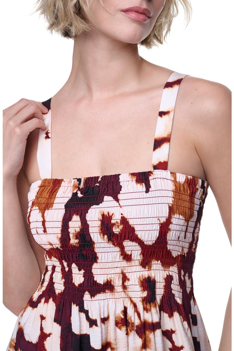 Floral Print Maxi Dress, Alternate, color, FLORAL INKBLOT
