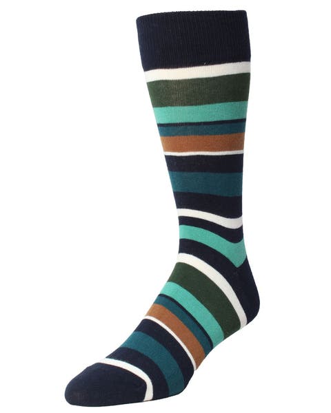 Bright Stripes Ribbed Crew Socks (Little Kid & Big Kid)