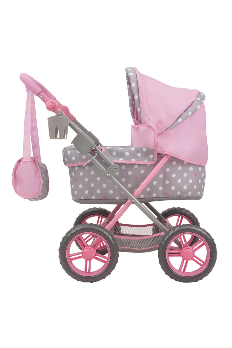 Cotton Candy Pink Amanda Doll Pram, Alternate, color, Multicolored