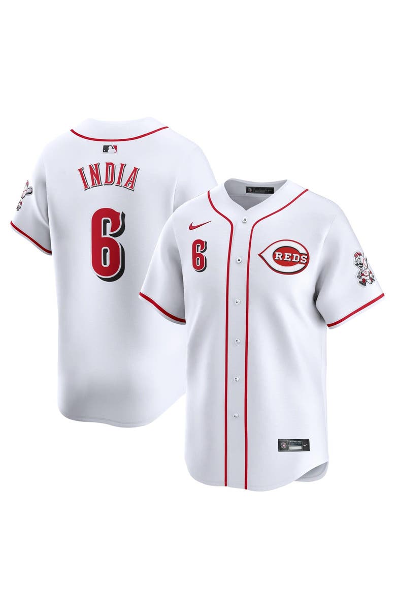 Nike Men's Nike Jonathan India White Cincinnati Reds Home Limited Player Jersey, Main, color,