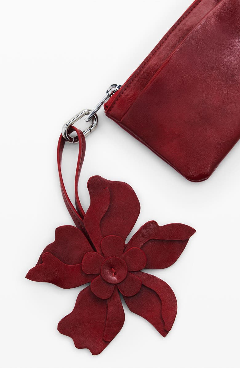 Desigual Faux Leather Zip Wallet, Alternate, color, Red