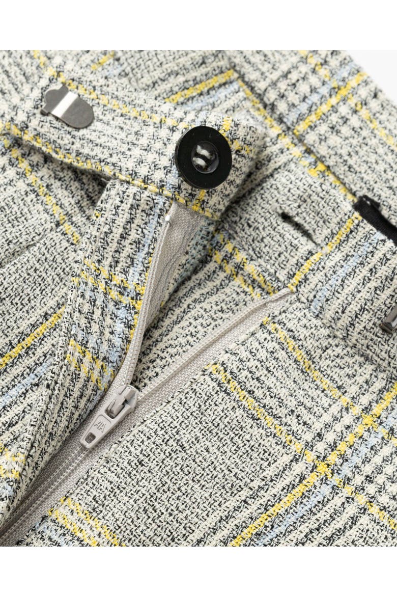 Plaid Theory High Rise Trousers, Alternate, color, plaid
