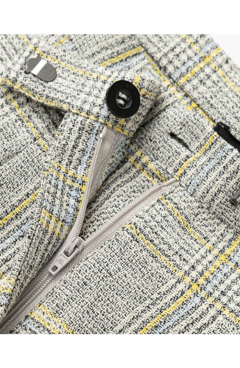 JUANA Plaid Theory High Rise Trousers, Alternate, color, Plaid