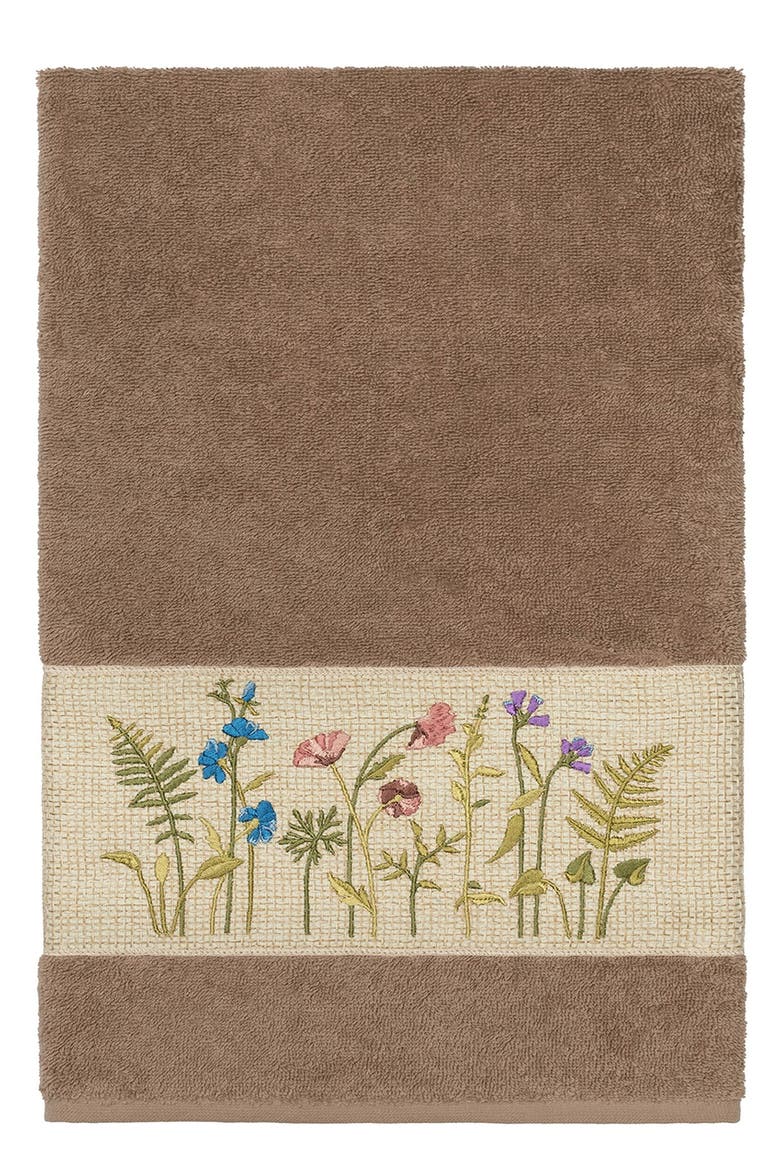 Serenity 3-Piece Embellished Towel Set - Latte, Alternate, color, LATTE