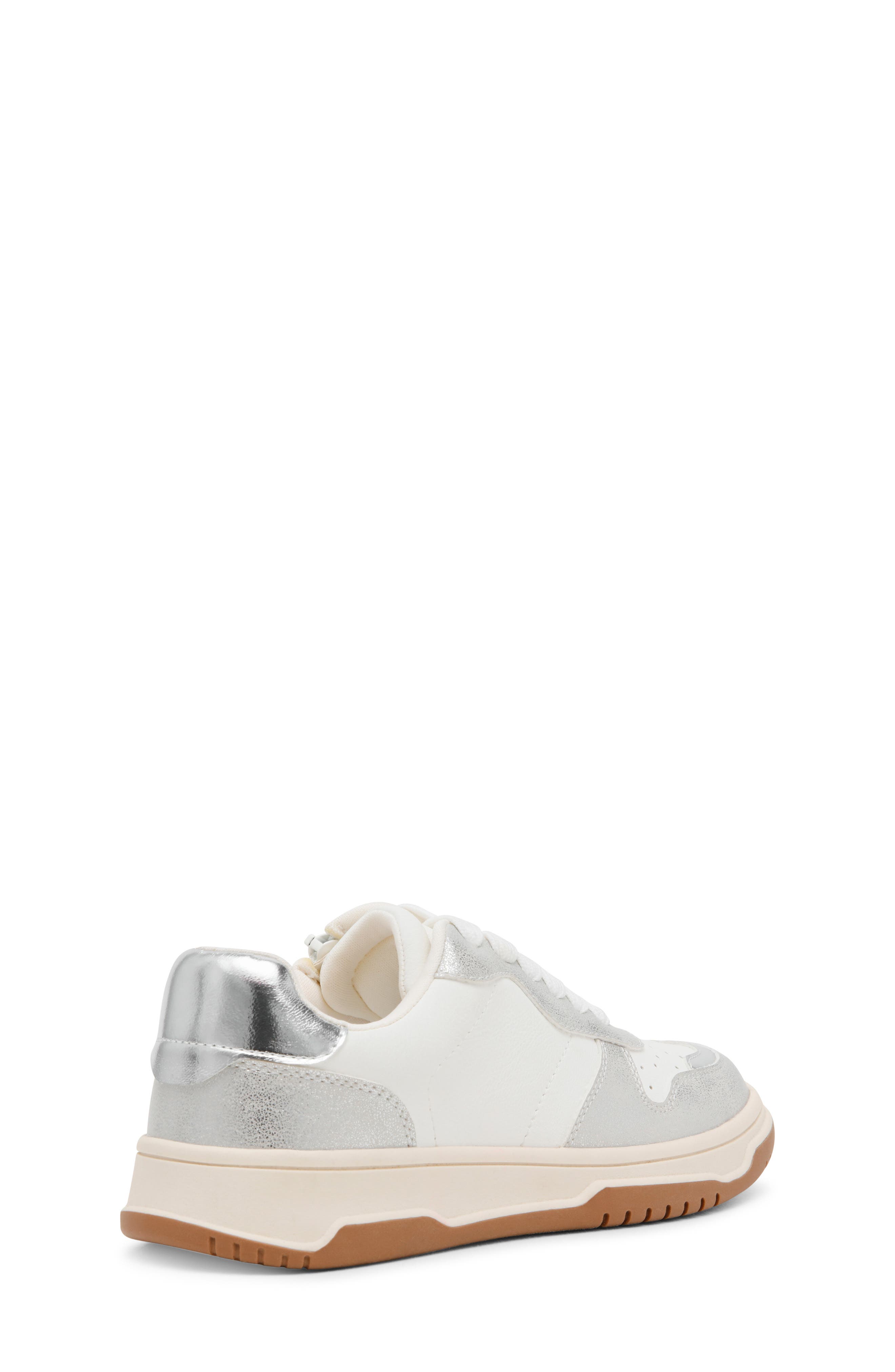 Kids' Pella Sneaker, Alternate, color, SILVER