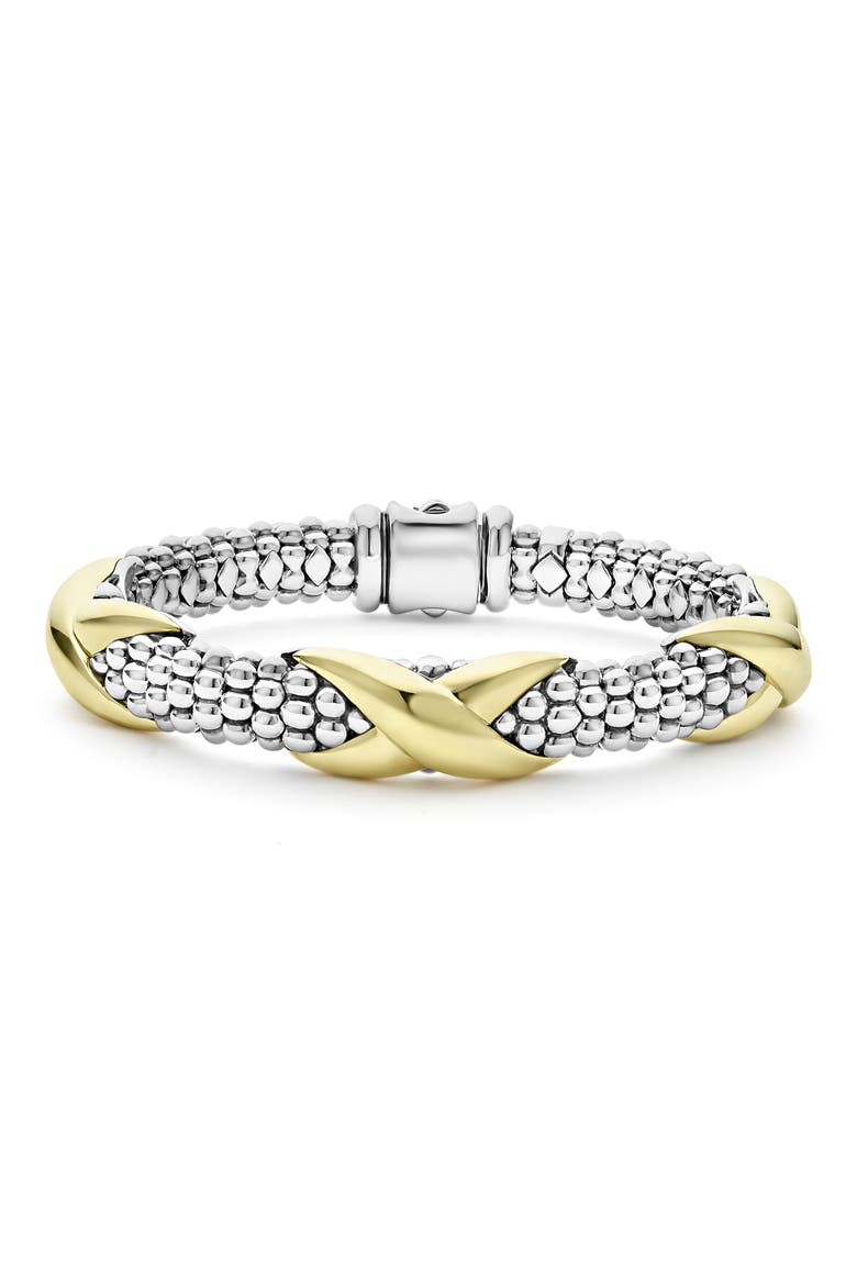 Embrace Station Bracelet, Main, color, SILVER