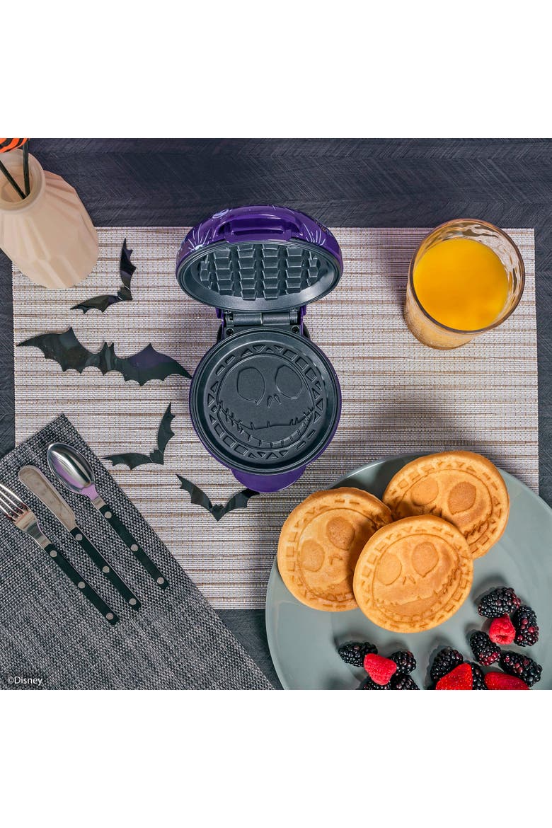 Disney"s Nightmare Before Christmas Jack Skellington Mini Waffle Maker, Alternate, color, None