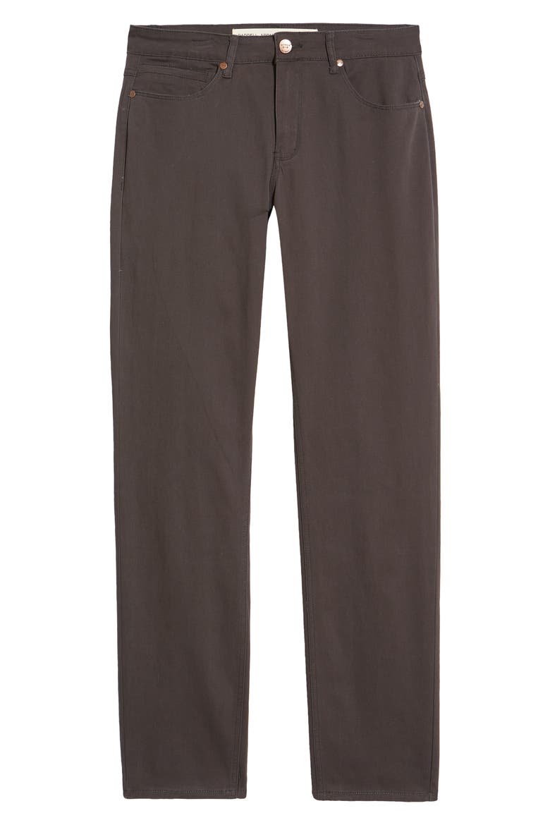 Men's Athletic Stretch Cotton Blend Chino Pants, Alternate, color, SMOKE
