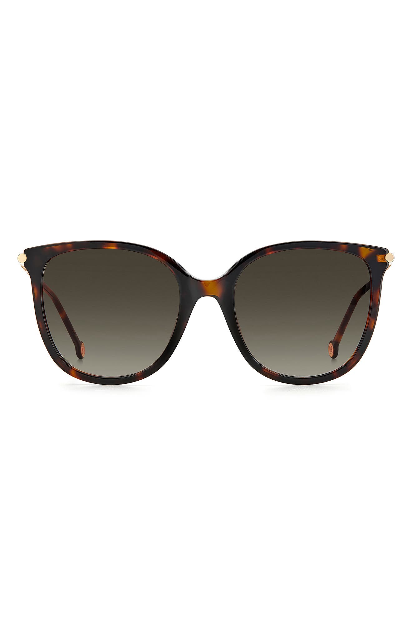 Carolina Herrera 55mm Rectangular Sunglasses