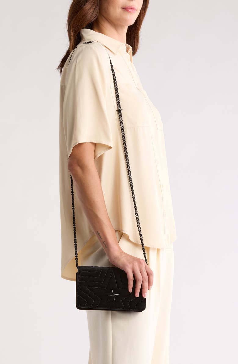 Stella McCartney Small Quilted Corduroy Crossbody Bag, Alternate, color,