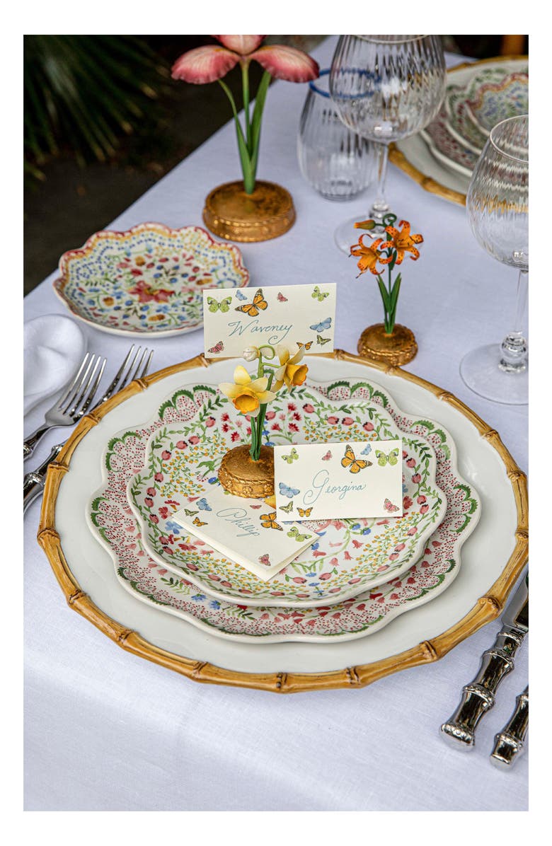 Juliska Meadow Walk Iris Place Card Holder, Alternate, color, Yellow