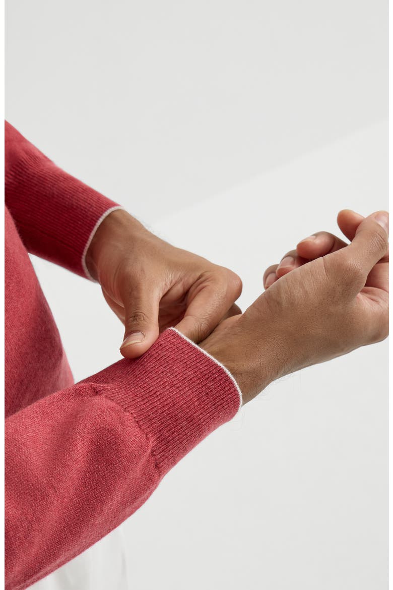 Cashmere sweater, Alternate, color, Strawberry