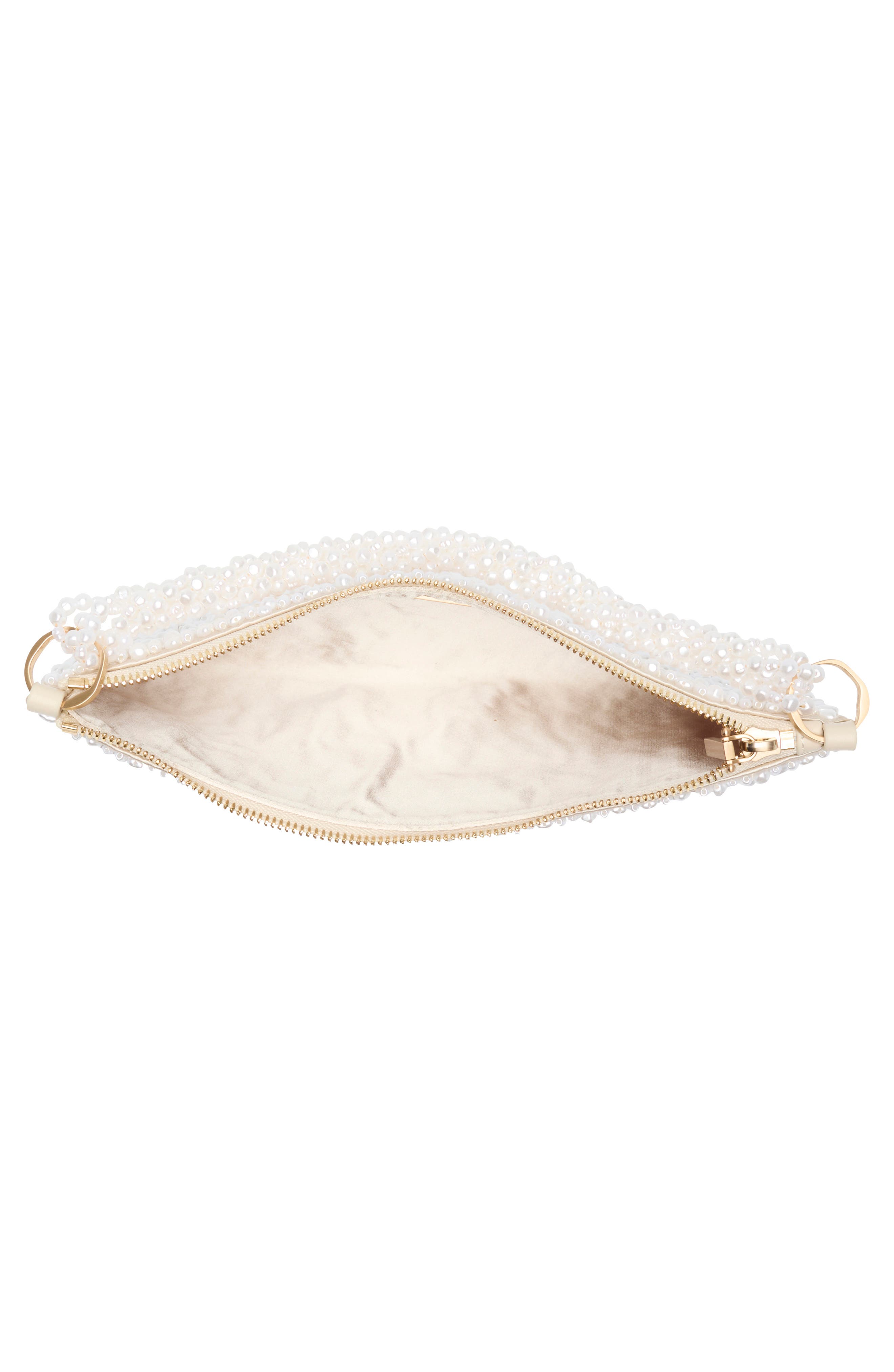 Cult Gaia Hera Nano Imitation Pearl Shoulder Bag, Alternate, color, Pearl