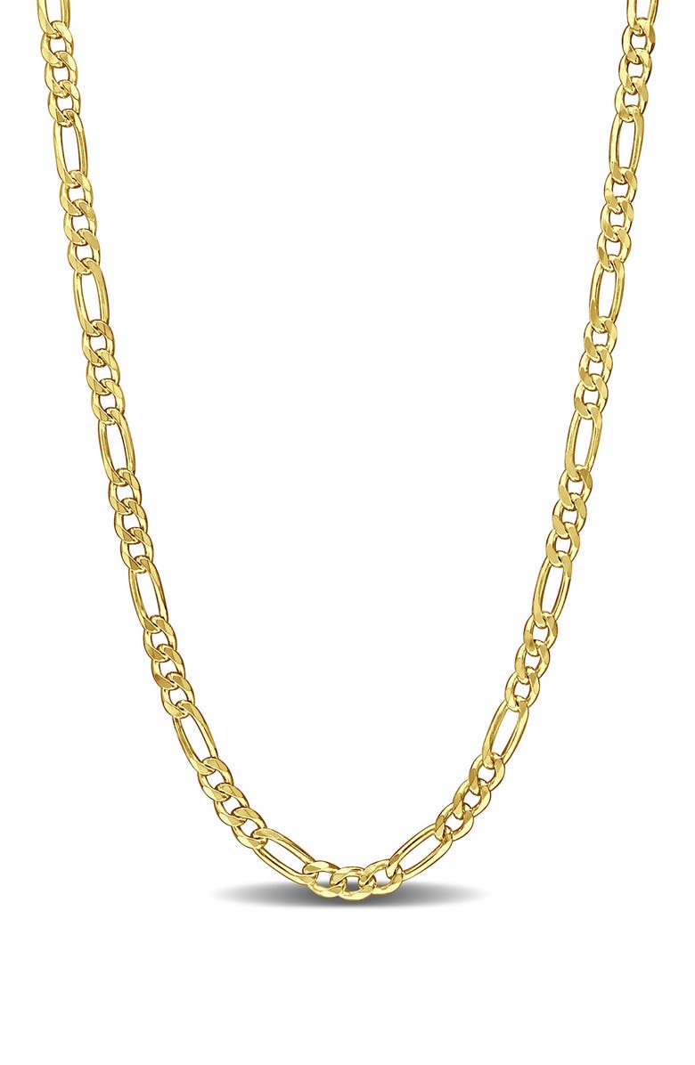 DELMAR 3.8mm Figaro Chain Necklace, Main, color, 