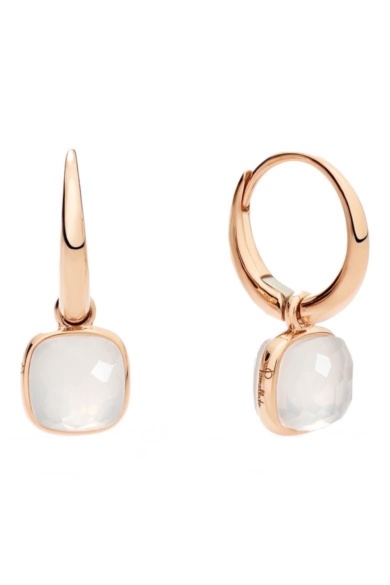 Nudo Milky Quartz Drop Earrings, Alternate, color, MILKY QUARTZ
