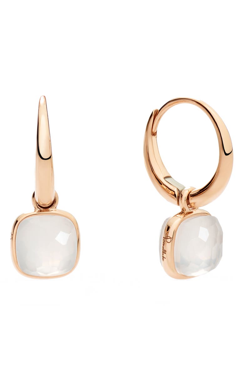 Pomellato Nudo Milky Quartz Drop Earrings, Alternate, color, 