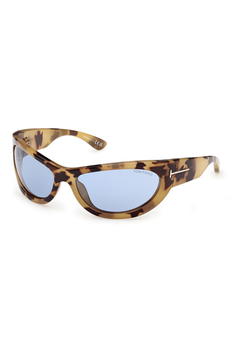 Leona 62mm Cat Eye Sunglasses, Alternate, color, HAVANA/OTHER / BLUE
