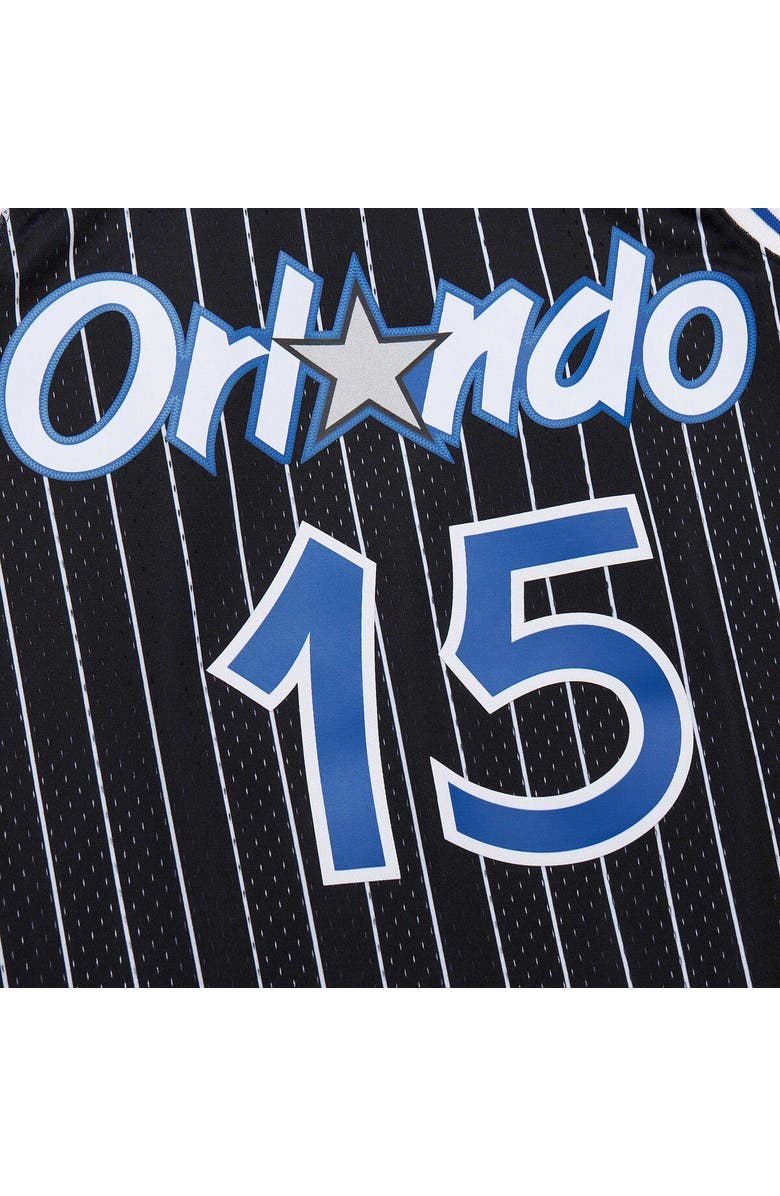 Mitchell & Ness Men's Mitchell & Ness Vince Carter Black Orlando Magic 2009/10 Hardwood Classics Swingman Jersey, Alternate, color, 