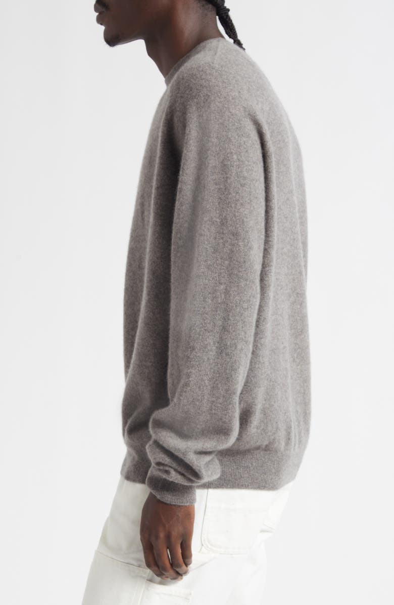 FRENCKENBERGER BF Cashmere Crewneck Sweater, Alternate, color, Brown Melange