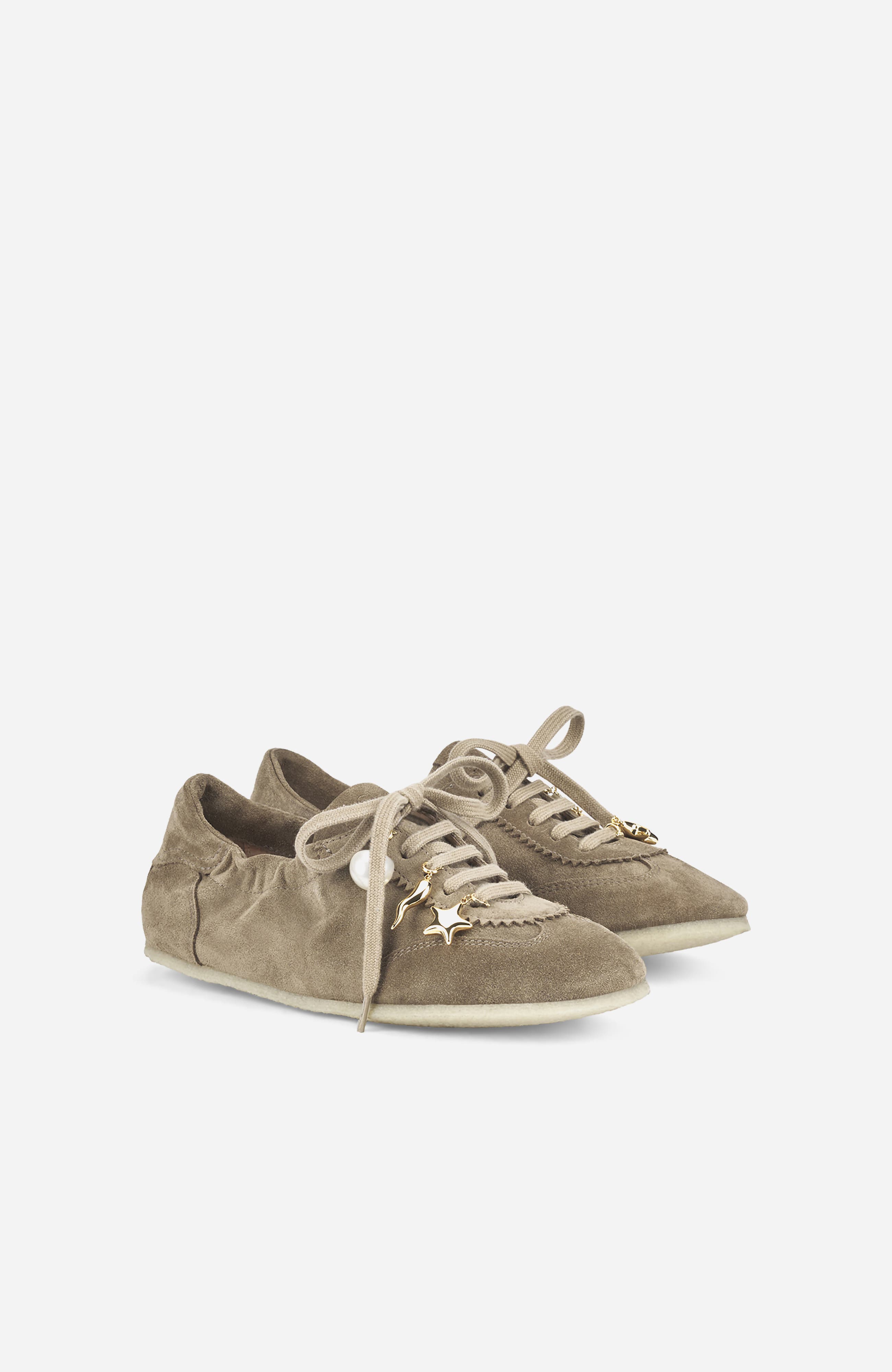 Hoola Hoop Charms Sneakers, Alternate, color, Taupe