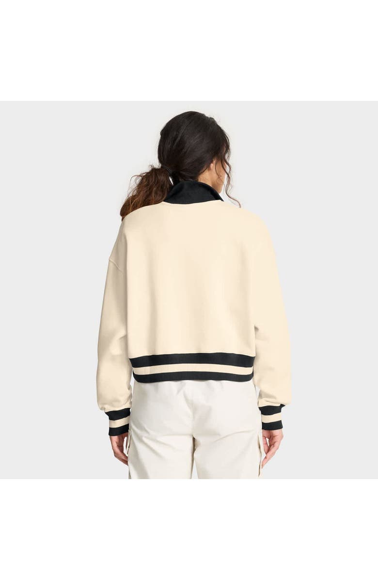 Jordan Brand Women's Jordan Brand Tan Oklahoma Sooners Legacy Half-Zip Sweatshirt, Alternate, color,