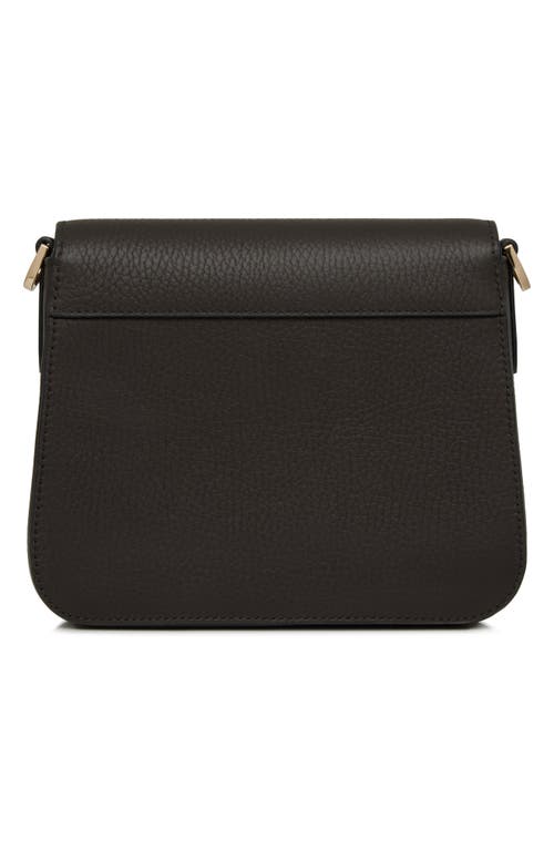 Strathberry Mini Ace Leather Crossbody Bag In Brown