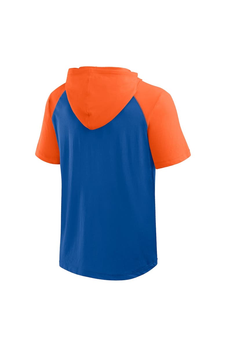 PROFILE Men's Profile Royal New York Mets Big & Tall Short Sleeve Pullover Hoodie, Alternate, color, 