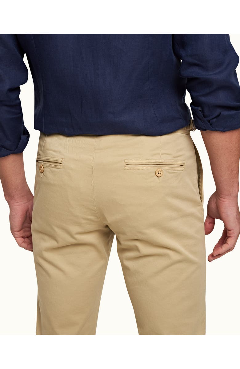 Orlebar Brown Fallon Stretch-Cotton Tailored Fit Stretch-Cotton Chinos, Alternate, color, Sand Dune