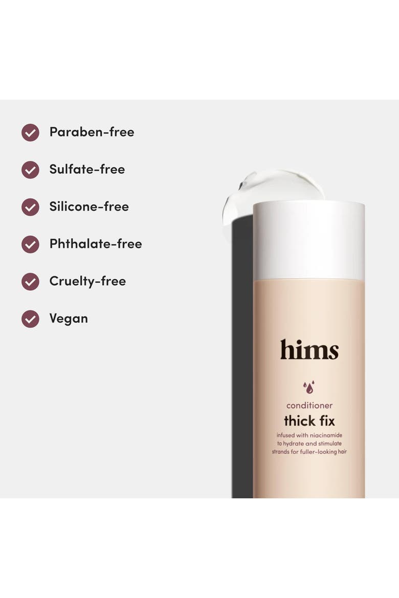 Thick Fix Conditioner Nourishing, Strengthening, Niacinamide Enriched Formula, Alternate, color, Beige