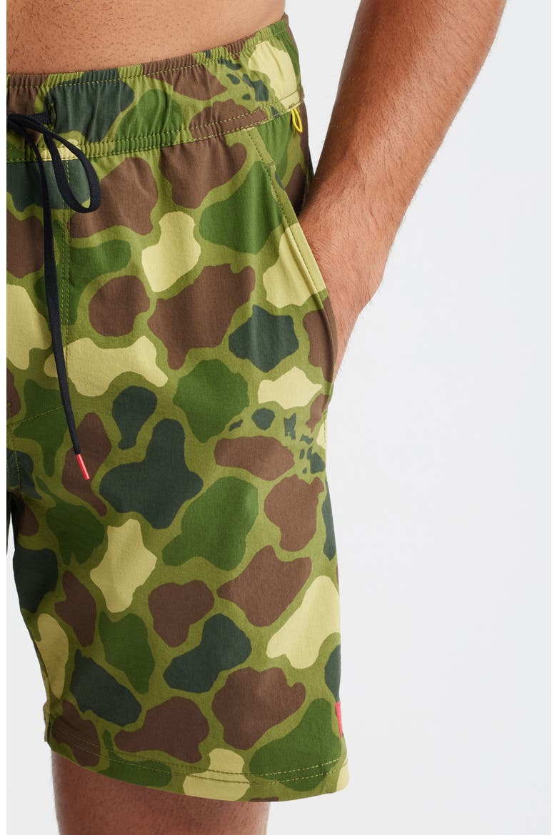 All-Purpose Cordura® Water Repellent Hybrid Shorts, Alternate, color, TROPIC GREEN CAMO
