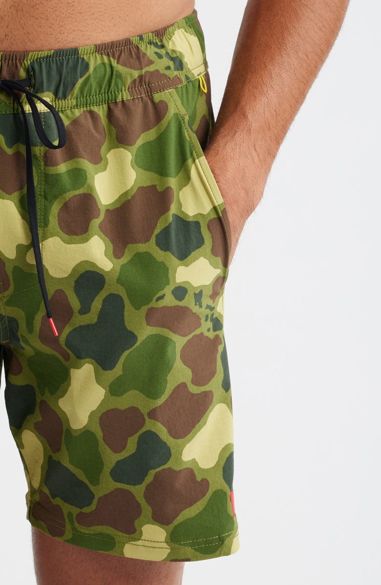 Florence All-Purpose Cordura<sup>®</sup> Water Repellent Hybrid Shorts, Alternate, color, Tropic Green Camo