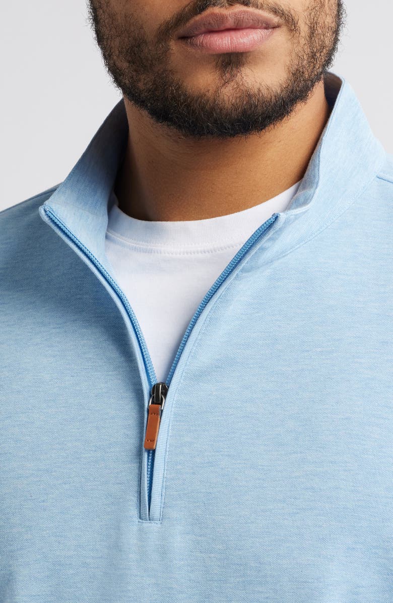 Mizzen+Main KPI Quarter Zip Pullover, Alternate, color, Blue