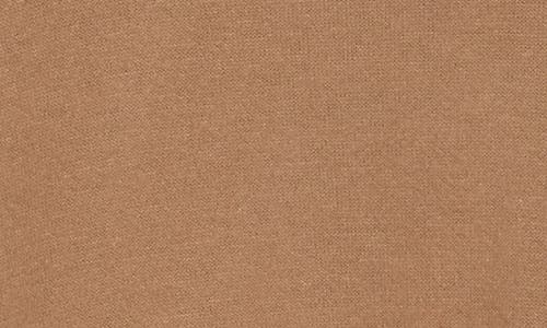 Renee C Brushed Knit Long Sleeve Top In Brown